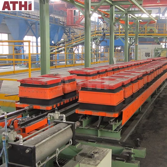 Horizontal Flaskless Green Sand Automatic Moulding Line