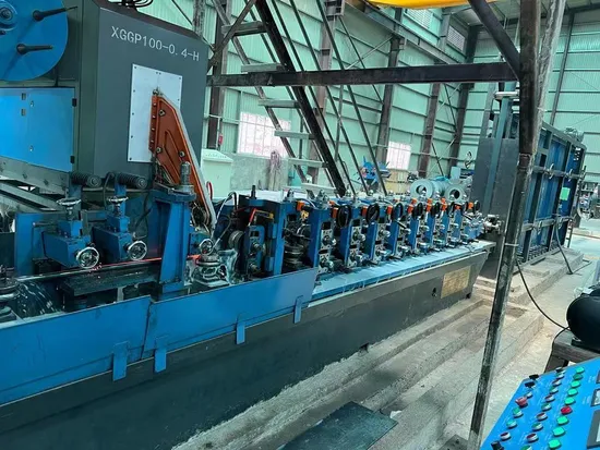 High Frequency Profiled Cold Roll Forming Dies Pipe Making Machine 