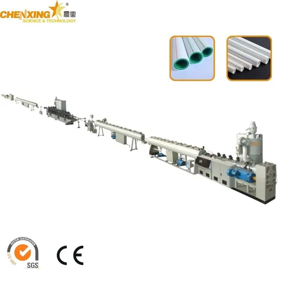 PPR PP HDPE PE Plastic Pipe Extrusion Machine/Single Screw Extruder Water Supply/Sewerage Pipe/Electrical Cable Wire Tube Making Machine 