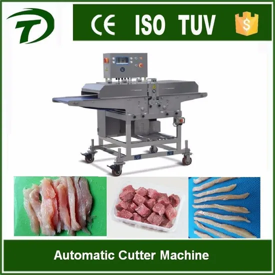 Stainless Steel Fresh Meat Chicken Fish Strips Shreds Cutter Cutting Machine 