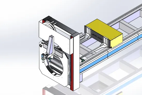H Beam Profile Processing Square Pipe Laser Cutter 20kw 60kw Laser Cutting Machine for Metal Stainless Steel Tube 