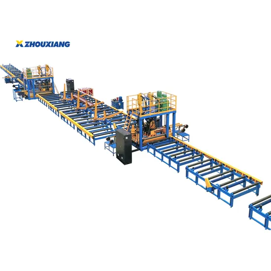 Automatic Horizontal Steel H Beam Fabrication Assembly Machine H