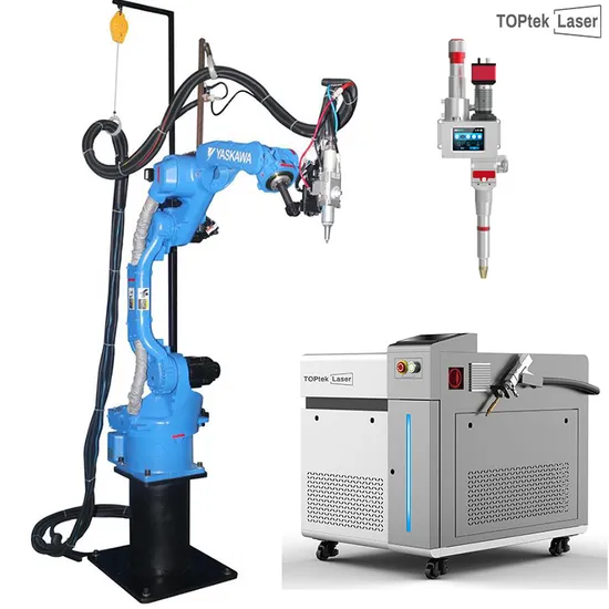 High Quality Efficient 1500W 2000W 3000W 3D Robotic Automation Fiber Laser Welding Machine for Metal Plate Steel Tube Pipe Welding Processing Machine 