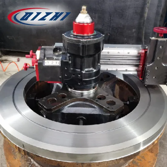 Qizhi Wind Tower Fabrication Flange Facing Machine 