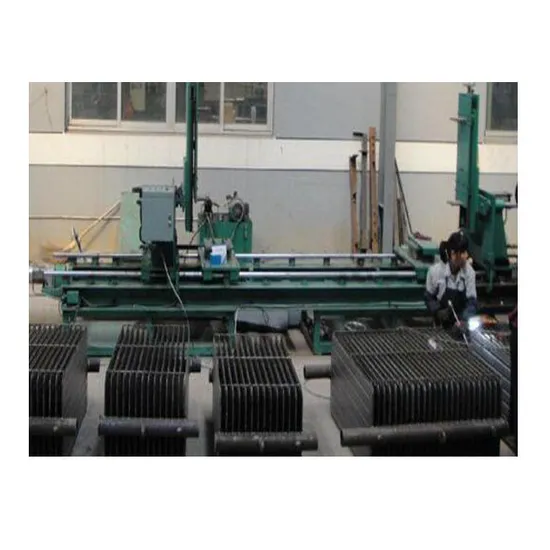 Flange to Header Pipe Assembly Fixture Automatic Line for Manufacturing Transformer Radiator 