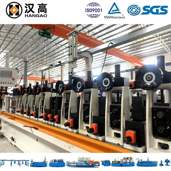 ASTM Certified High Speed Straight Stainless Steel Pipe Making Machine 
