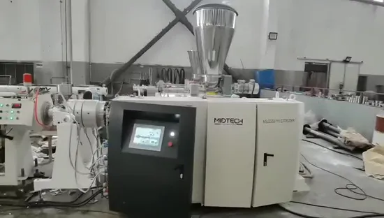 Midtech Plastic Pipe Making Machine PVC/UPVC/CPVC/PVC Pipe Extruding Machine for Sale 