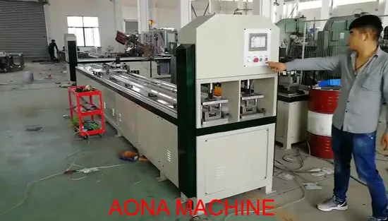 CNC Automatic Hydraulic Metal Pipe Punching Machine for Shelves Processing 