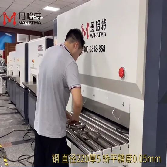 High Accuracy and Friendly User Leveling Machine for Steel Plate and Laser Cutting Line 