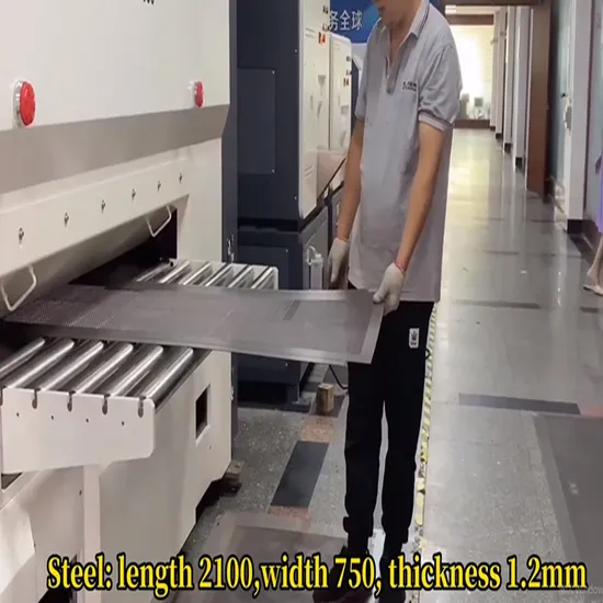 High Precision Leveling Machine for Aluminium Plate and Carbon Steel Plate 