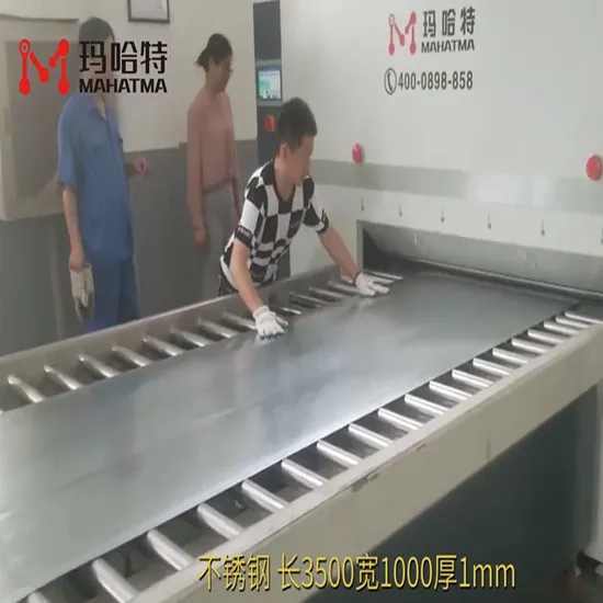 Mht60series Leveling Machine for Thickness 1