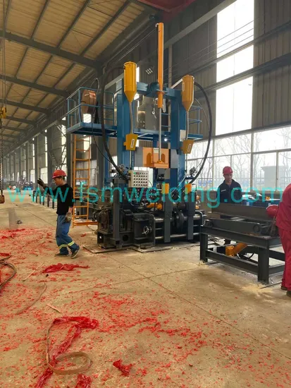Automatic H Beam Integrated Welding Machine for Peb Steel Structure 