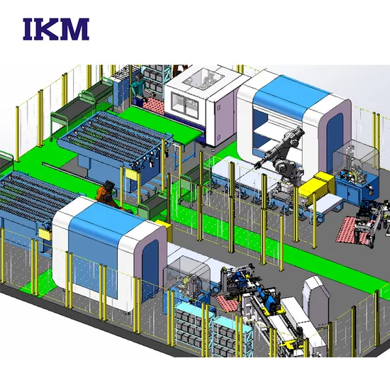 Tube Processing with Flange Robot Production Line 